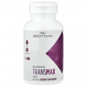 Biotivia, Transmax, 60 капсул - описание | фото