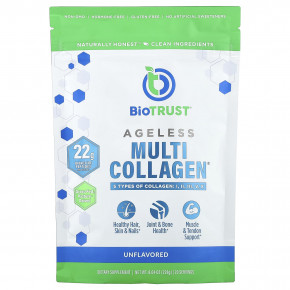 BioTRUST, Ageless Multi-Collagen®, без добавок, 228 г (8,04 унции) в Москве - eco-herb.ru | фото