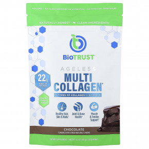 BioTRUST, Ageless Multi Collagen®, со вкусом шоколада, 261 г (9,2 унции) - описание | фото