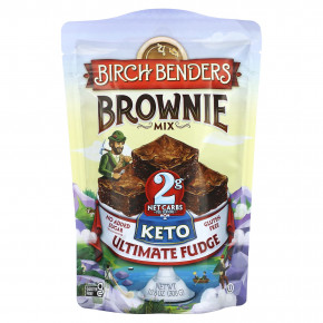 Birch Benders, Brownie Mix, Keto, идеальная помадка, 306 г (10,8 унции) в Москве - eco-herb.ru | фото