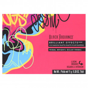 Black Radiance, Brilliant Effects, палитра теней для век, Tribal Bright, 11 г (0,38 унции) - описание | фото