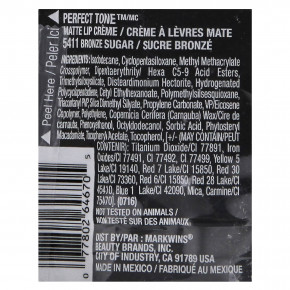 Black Radiance, Perfect Tone, матовый крем для губ, 5411 бронзовый и сахарный, 5,1 мл (0,17 жидк. унции) в Москве - eco-herb.ru | фото