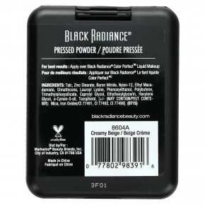 Black Radiance, прессованная пудра, 8604A, кремовый бежевый, 7,8 г (0,28 унции) в Москве - eco-herb.ru | фото