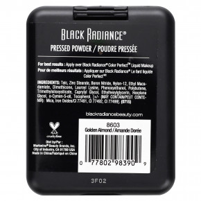 Black Radiance, спрессованная пудра, 8603 золотой миндаль, 7,8 г (0,28 унции) в Москве - eco-herb.ru | фото