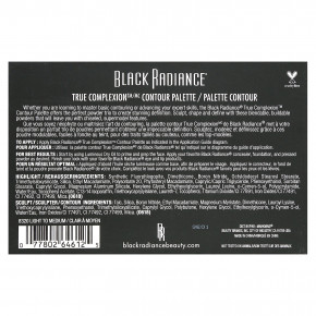 Black Radiance, True Complexion, палитра контурирования, 8320 от светлого до среднего, 11 г (0,38 унции) в Москве - eco-herb.ru | фото