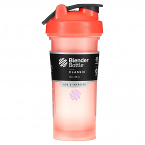 Blender Bottle, Classic, FC коралловый, 828 мл (28 унций) в Москве - eco-herb.ru | фото