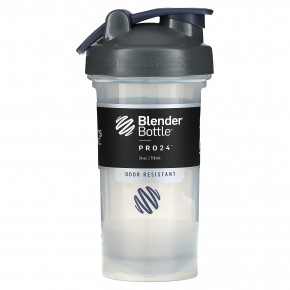 Blender Bottle, Pro Series, Pro24, FC Grey, 710 мл (24 унции) - описание