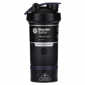 Blender Bottle, ProStak, шейкер для хранения, FC, черный, 651 мл (22 унции) в Москве - eco-herb.ru | фото