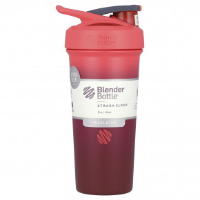 Blender Bottle, Strada Sleek ™, изоляция из нержавеющей стали, сангрия, 740 мл (25 унций) в Москве - eco-herb.ru | фото