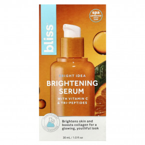 Bliss, Bright Idea, осветляющая сыворотка с витамином C и трипептидами, 30 мл (1 жидк. Унция) в Москве - eco-herb.ru | фото