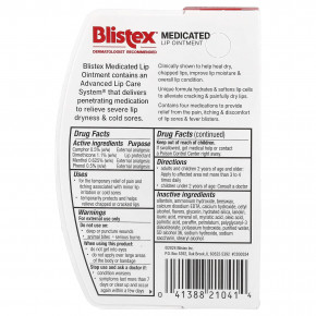 Blistex, заживляющая мазь для губ, 10 г (0,35 унции) в Москве - eco-herb.ru | изображение Blistex, заживляющая мазь для губ, 10 г (0,35 унции) в Москве - eco-herb.ru | фото