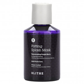 Blithe, Patting Splash Beauty Mask, омолаживающая фиолетовая ягода, 150 мл (5,07 жидк. унц.) в Москве - eco-herb.ru | фото