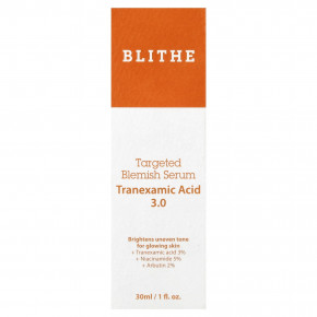 Blithe, сыворотка для проблемной кожи, транексамовая кислота 3.0, 30 мл (1 жидк. унция) в Москве - eco-herb.ru | изображение Blithe, сыворотка для проблемной кожи, транексамовая кислота 3.0, 30 мл (1 жидк. унция) в Москве - eco-herb.ru | фото