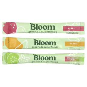 Bloom, Greens & Superfoods, Variety Pack, 18 стиков, 102,36 г (3,6 унции) в Москве - eco-herb.ru | фото