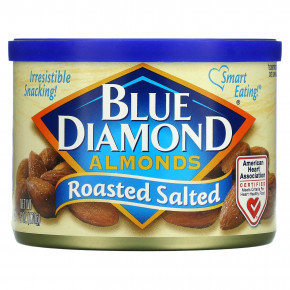 Blue Diamond, Миндаль, обжаренный с солью, 170 г (6 унций) (Товар снят с продажи) в Москве - eco-herb.ru | изображение Blue Diamond, Миндаль, обжаренный с солью, 170 г (6 унций) (Товар снят с продажи) в Москве - eco-herb.ru | фото