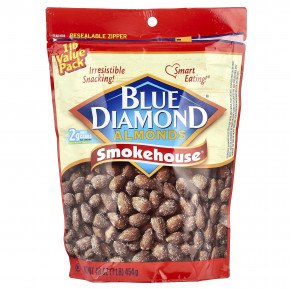 Blue Diamond, Smokehouse®, миндаль, 454 г (16 унций) - описание