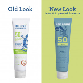 Blue Lizard Australian Sunscreen, детское минеральное солнцезащитное средство, SPF 50, 148 мл (5 жидк. унций) в Москве - eco-herb.ru | фото