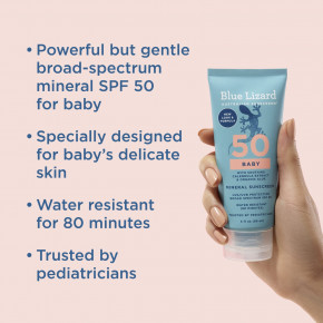 Blue Lizard Australian Sunscreen, детское минеральное солнцезащитное средство, SPF 50, 89 мл (3 жидк. унции) в Москве - eco-herb.ru | фото