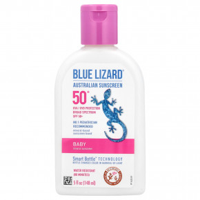 Blue Lizard Australian Sunscreen, Для детей, минеральное солнцезащитное средство, SPF 50+, 148 мл (5 жидк. унц.) в Москве - eco-herb.ru | фото