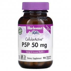 Bluebonnet Nutrition, CellularActive P-5-P, 50 мг, 90 растительных капсул в Москве - eco-herb.ru | фото