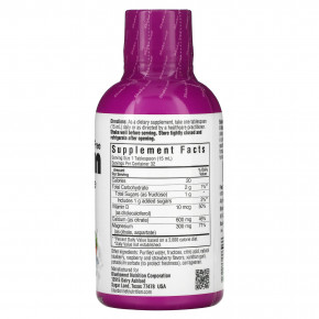 Bluebonnet Nutrition, жидкий цитрат кальция и магния с витамином D3, ягодное ассорти, 473 мл (16 жидк. унц.) в Москве - eco-herb.ru | фото