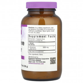 Bluebonnet Nutrition, L-глютамин в виде порошка, 228 г (8 унций) в Москве - eco-herb.ru | фото