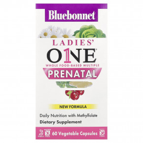 Bluebonnet Nutrition, Ladies' One®, пренатальный комплекс, 60 растительных капсул в Москве - eco-herb.ru | изображение Bluebonnet Nutrition, Ladies' One®, пренатальный комплекс, 60 растительных капсул в Москве - eco-herb.ru | фото