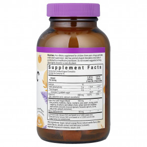 Bluebonnet Nutrition, Rainforest Animalz®, витамин C с биофлавоноидами, со вкусом апельсина, 90 жевательных таблеток в Москве - eco-herb.ru | фото