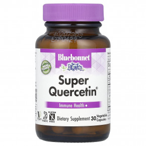 Bluebonnet Nutrition, Super Quercetin®, 30 растительных капсул - описание