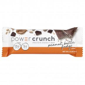 BNRG, Power Crunch® Protein Energy, батончик с арахисовой пастой, 12 батончиков по 40 г (1,4 унции) в Москве - eco-herb.ru | фото