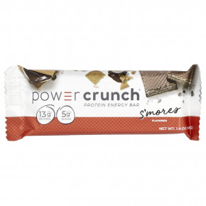 BNRG, Power Crunch®, протеиновый батончик, S'mores, 12 батончиков по 40 г (1,4 унции) в Москве - eco-herb.ru | фото