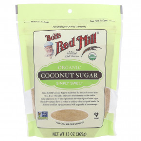 Bob's Red Mill, Organic, Coconut Sugar, 13 oz (369 g) в Москве - eco-herb.ru | фото