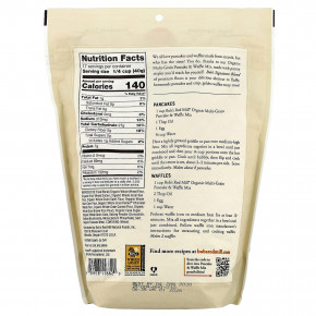 Bob's Red Mill, органическая смесь злаков для блинов и вафель, 680 г (24 унции) в Москве - eco-herb.ru | фото