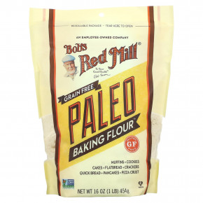 Bob's Red Mill, Paleo Baking Flour, беззерновая мука для выпечки, для людей, соблюдающих палеодиету, 454 г (16 унций) в Москве - eco-herb.ru | фото