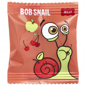 Bob Snail, фруктовое желе, яблоко и вишня, 10 шт., 90 г в Москве - eco-herb.ru | фото