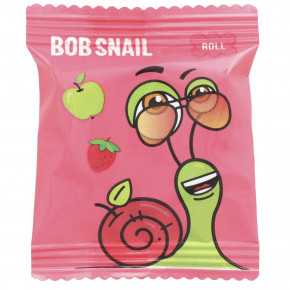 Bob Snail, Фруктовые рулеты, яблоко-клубника, 10 пакетиков по 10 г (0,35 унции) в Москве - eco-herb.ru | фото