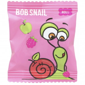 Bob Snail, Фруктовые рулеты, яблоко-малина, 10 пакетиков по 10 г (0,35 унции) в Москве - eco-herb.ru | фото