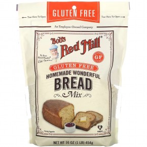 Bob's Red Mill, смесь для домашнего хлеба Wonderful, без глютена, 454 г (16 унций) - описание