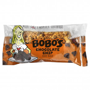 Bobo's Oat Bars, Овсяные батончики с шоколадной крошкой, 4 батончика по 85 г (3 унции) в Москве - eco-herb.ru | фото