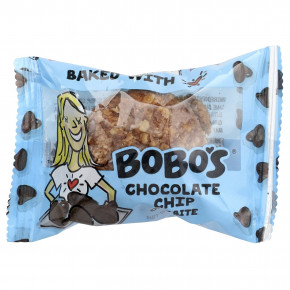 Bobo's Oat Bars, овсяные батончики, с шоколадной крошкой, 5 шт. по 37 г (1,3 унции) в Москве - eco-herb.ru | фото