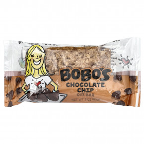 Bobo's Oat Bars, Овсяный батончик, шоколадная крошка, 12 батончиков по 85 г (3 унции) в Москве - eco-herb.ru | фото