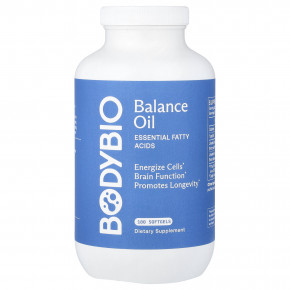 BodyBio, Balance Oil, незаменимые жирные кислоты, 180 капсул - описание | фото