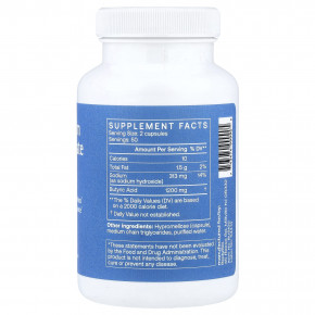 BodyBio, бутират натрия, 100 капсул в Москве - eco-herb.ru | фото