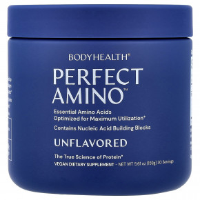 BodyHealth, Perfect Amino ™, без добавок, 159 г (5,61 унции) - описание
