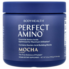 BodyHealth, Perfect Amino ™, мокко, 178,5 г (6,3 унции) - описание
