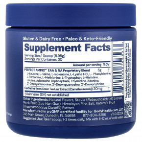 BodyHealth, Perfect Amino ™, мокко, 178,5 г (6,3 унции) в Москве - eco-herb.ru | фото