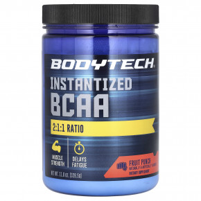 BodyTech, BCAA, растворимый фруктовый пунш, 328,5 г (11,6 унции) в Москве - eco-herb.ru | фото