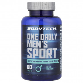 BodyTech, One Daily Men's Sport, мультивитамины и минералы, 60 таблеток в Москве - eco-herb.ru | фото