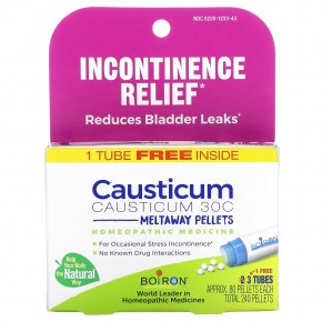 Boiron, Causticum Meltaway Pellets, 30C, 3 Tubes, Approx 80 Pellets Each в Москве - eco-herb.ru | фото