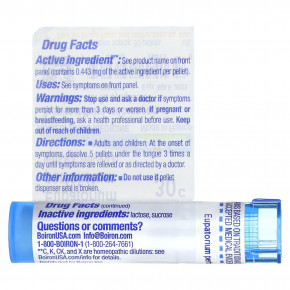 Boiron, Eupatorium Perfoliatum, 30C, облегчение боли в организме, прибл. 80 гранул в Москве - eco-herb.ru | изображение Boiron, Eupatorium Perfoliatum, 30C, облегчение боли в организме, прибл. 80 гранул в Москве - eco-herb.ru | фото